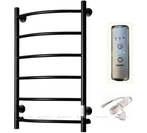 Полотенцесушитель водяной Тругор Пэк сп 5 80х50 см черный матовый ВГП Пэк сп 5/8050 черный ВГП