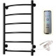 Полотенцесушитель водяной Тругор Пэк сп 5 80х50 см черный матовый ВГП Пэк сп 5/8050 черный ВГП