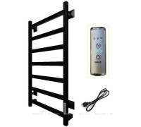 Полотенцесушитель электрический Тругор ПЭК сп 20 кв 80х40 черный 00298721