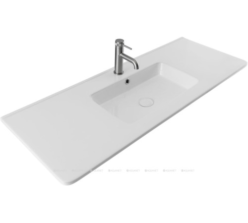 Раковина накладная Allen Brau PARIS 1210х460 мм с переливом белая 4.61003.20