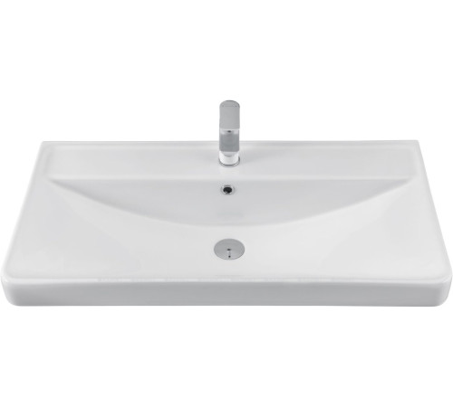 Комплект 1 Раковина керамическая накладная Aquanet Ирис 905x465x205 мм 00323883
