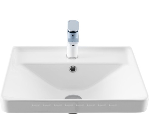 Раковина керамическая накладная Logan Ирис-Т 508х420х190 мм 00346263