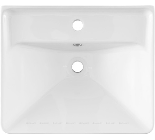 Раковина керамическая накладная Logan Ирис-Т 508х420х190 мм 00346263