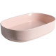 Раковина накладная Allen Brau Fantasy Oval 550х360 мм розовый 4.11022.SM
