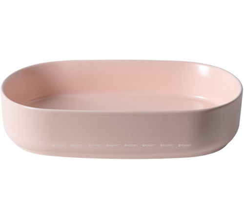 Раковина накладная Allen Brau Fantasy Oval 550х360 мм розовый 4.11022.SM