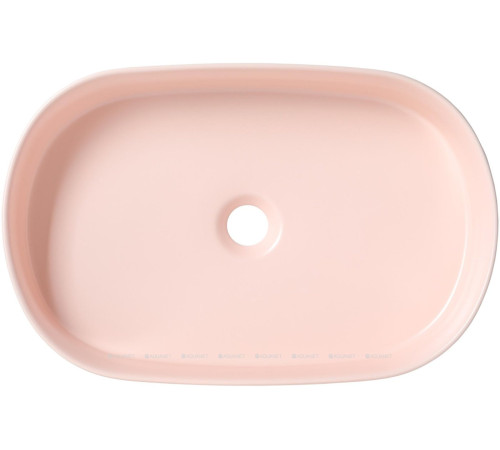 Раковина накладная Allen Brau Fantasy Oval 550х360 мм розовый 4.11022.SM