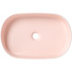 Раковина накладная Allen Brau Fantasy Oval 550х360 мм розовый 4.11022.SM