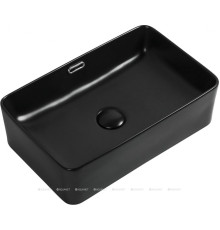 Раковина накладная Aquanet PERFECT-2-MB 480х315х140 мм черный матовый PERFECT-2-MB