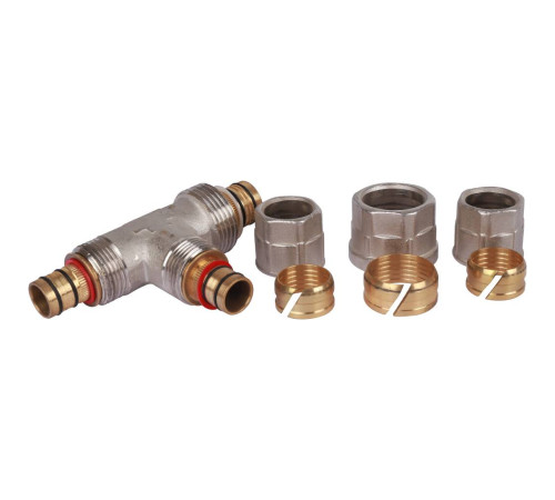 Тройник переходной Prandelli Multyrama 26.3x20.2x20.2 мм винтовой 103.33.64.4