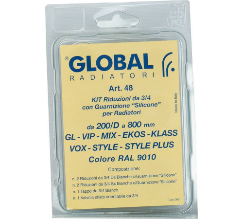 Монтажный комплект Global KIT 3/4 для радиатора A048KIT3/410