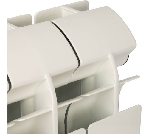 Радиатор биметаллический Global STYLE PLUS 350 6 секций боковое подключение RAL 9010 STP03501006