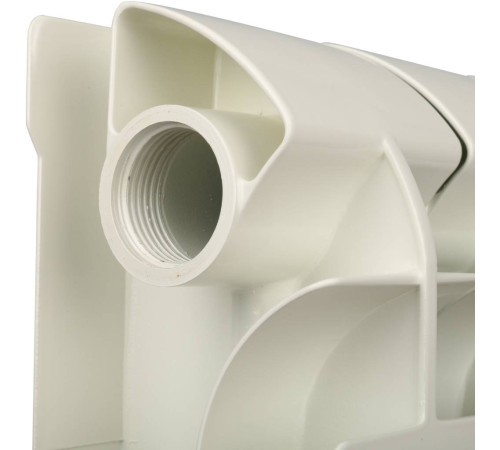 Радиатор биметаллический Global STYLE PLUS 350 8 секций боковое подключение белый RAL 9010 STP03501008