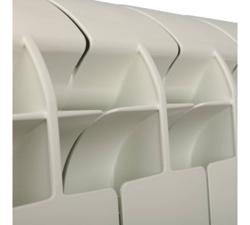 Радиатор биметаллический Global STYLE PLUS 350 8 секций боковое подключение белый RAL 9010 STP03501008