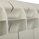 Радиатор биметаллический Global STYLE PLUS 350 10 секций боковое подключение RAL 9010 STP03501010