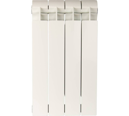 Радиатор биметаллический Global STYLE PLUS 500 4 секции боковое подключение белый RAL 9010 STP05001004