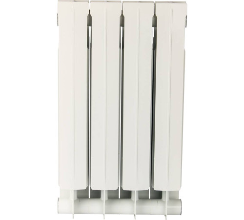 Радиатор биметаллический Global STYLE PLUS 500 4 секции боковое подключение белый RAL 9010 STP05001004