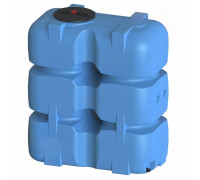 Бак для воды АНИОН Танк 1500 л с фланцем, крышкой с клапанами и сливом Т1500ФК2З