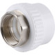 Муфта комбинированная Kalde 50x1 1/2 ВР под шестигранник полипропиленовая 3222-nfo-501b06