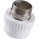 Муфта комбинированная Kalde 50x1 1/2 НР под шестигранник полипропиленовая 3222-nmo-501b06