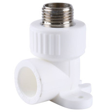 Угольник Kalde PPR с креплением и наружной резьбой 20x1/2 3222-btm-200b00