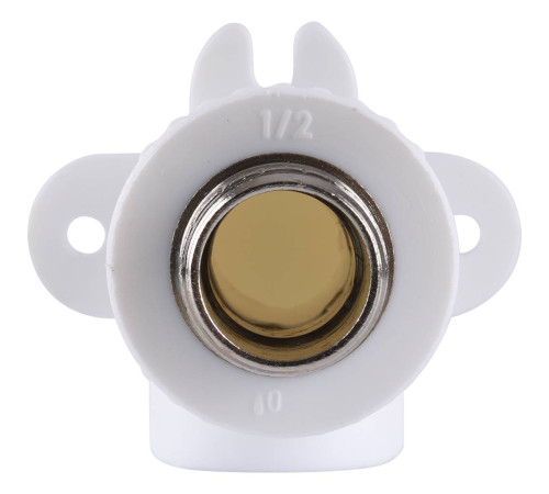 Угольник Kalde PPR с креплением и наружной резьбой 20x1/2 3222-btm-200b00