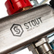 Коллектор из нержавеющей стали с расходомерами STOUT 3 выхода SMS 0917 000003