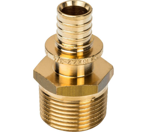 Переходник аксиальный STOUT с наружной резьбой 16x3/4 SFA-0001-001634
