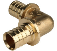 Угольник аксиальный STOUT 90° 16 мм для труб из сшитого полиэтилена SFA-0007-000016