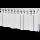 Радиатор алюминиевый ROMMER Profi 350 12 секций боковое подключение RAL-1210-035012 RAL 9016