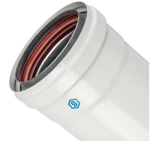 Труба дымоходная STOUT DN80/100 250 мм утепленная SCA-0080-800250