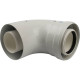 Угол конденсационный STOUT 90° DN60/100 с инспекционным окном PP-FE SCA-8610-010090