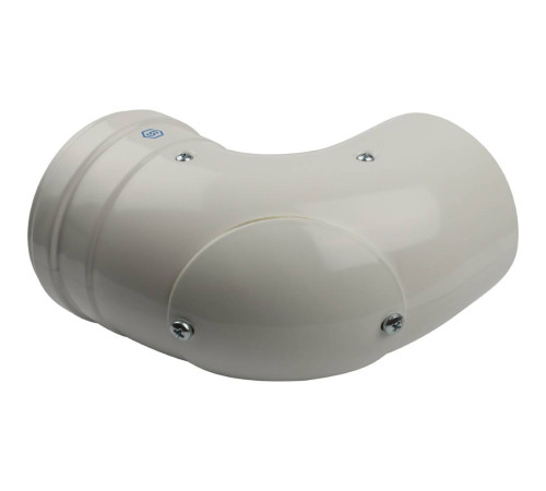 Угол конденсационный STOUT 90° DN60/100 с инспекционным окном PP-FE SCA-8610-010090