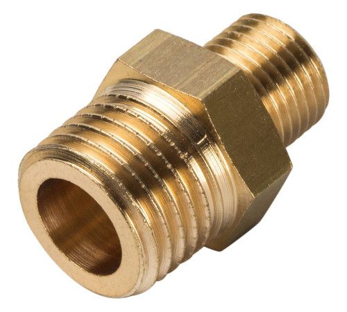 Ниппель переходной STOUT 1/4x1/8 НН латунный SFT-0003-001418