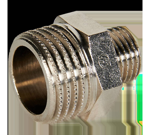Ниппель переходной STOUT никелированный 1/2x1/4 НР-НР SFT-0004-001214