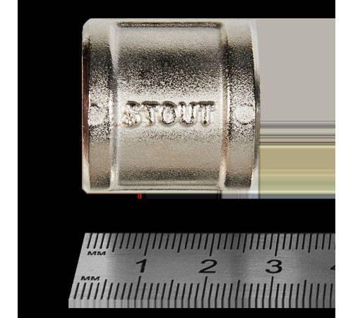 Муфта никелированная STOUT ВВ 1/2 SFT-0006-001212