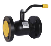 Кран шаровой стальной BROEN Ballomax фланцевый DN 40 PN 40 полный проход с рукояткой 585464