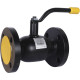 Кран шаровой стальной BROEN Ballomax фланцевый DN 40 PN 40 полный проход с рукояткой 585464