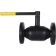 Кран шаровой стальной BROEN Ballomax фланцевый DN 50 PN 16 полный проход с рукояткой 585465