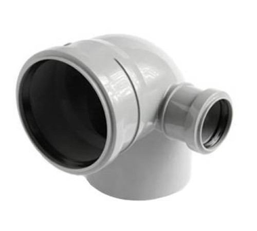 Отвод Sinikon ПП 110/50 мм 87° с правым патрубком 554003.R