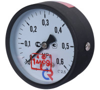 Манометр общетехнический РОСМА ТМ-310Т.00 0-0.6 МПа G1/4 осевой 63 мм 00000008921