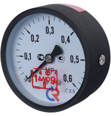 Манометр общетехнический РОСМА ТМ-310Т.00 0-0.6 МПа G1/4 осевой 63 мм 00000008921