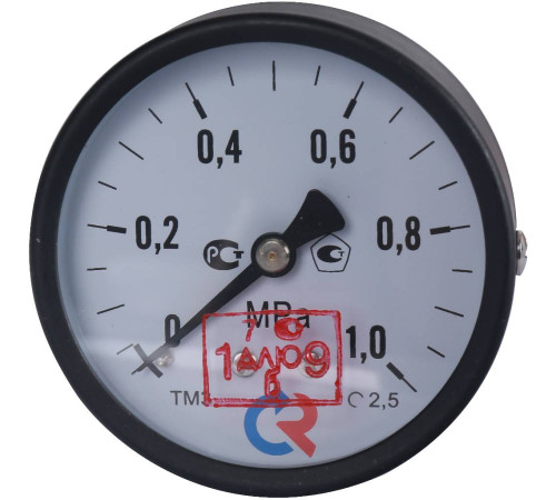 Манометр общетехнический РОСМА ТМ-310Т.00 0-1 МПа G1/4 осевой 63 мм 00000008922