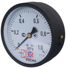 Манометр осевой РОСМА ТМ-510Т.00 100 мм 1 МПа G1/2 00000000908