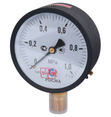 Манометр стандартный Росма ТМ-510Р 100 мм 1 МПа G1/2 150 °C 00000006836