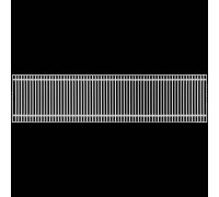 Конвектор внутрипольный STOUT SCN 150x240x1000 мм с роликовой решеткой SCN-1100-1524100
