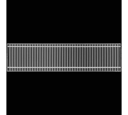 Конвектор внутрипольный STOUT SCN 150x240x1000 мм с роликовой решеткой SCN-1100-1524100