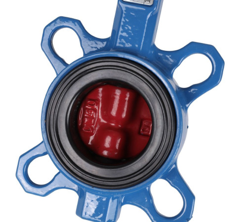 Затвор дисковый поворотный Tecofi VPI4448 DN 50 PN 16 межфланцевый с ручкой VPI4448-02EP0050