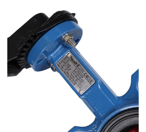 Затвор дисковый поворотный Tecofi VPI4448 DN 50 PN 16 межфланцевый с ручкой VPI4448-02EP0050
