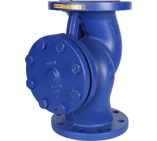 Клапан обратный подъемный Zetkama 287A DN 100 PN16 фланцевый чугунный 287A100C31