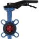 Затвор дисковый поворотный Tecofi VPI4448 DN 40 PN 16 межфланцевый с ручкой VPI4448-02EP0040